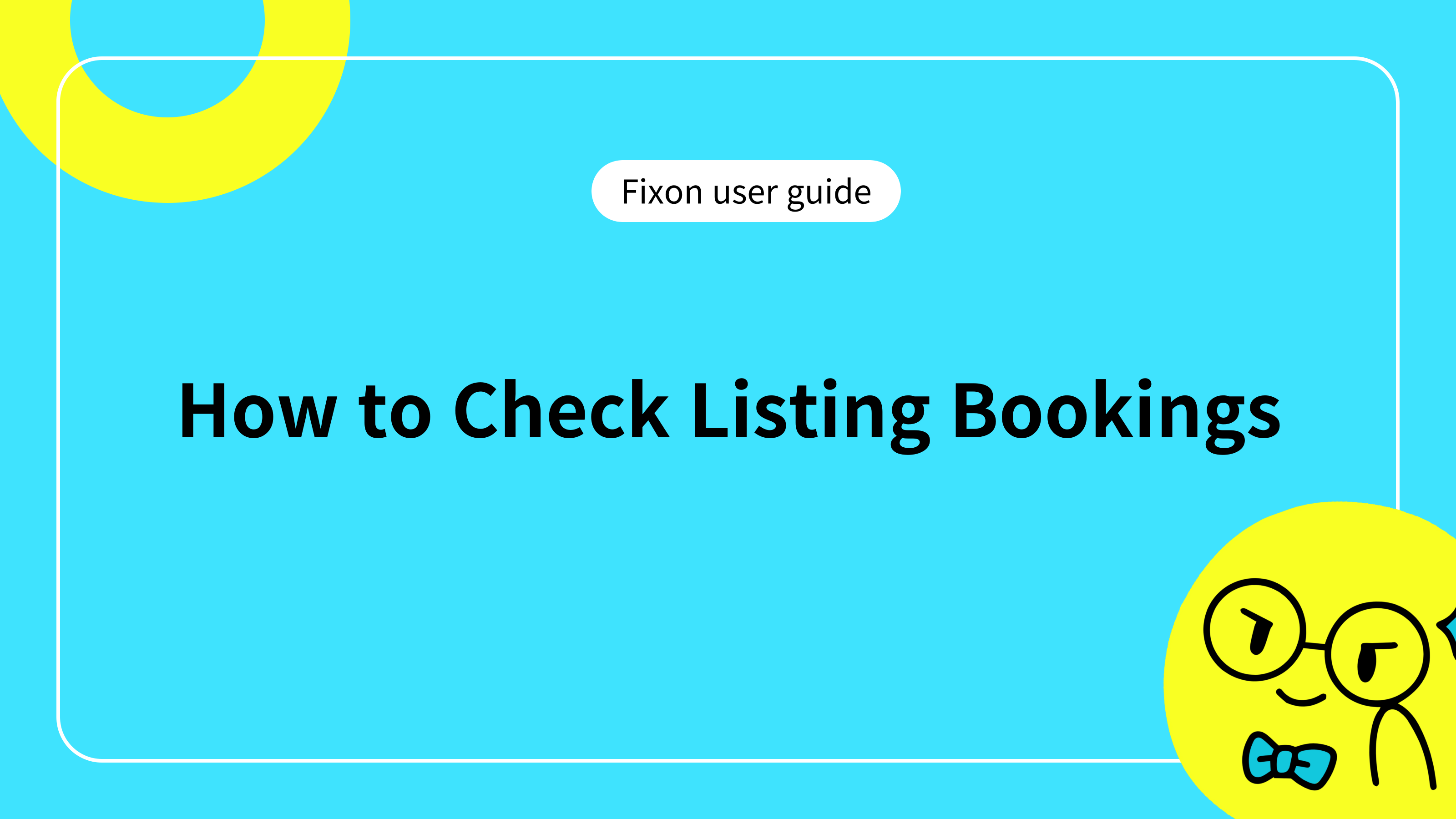 How to Check Listing Bookings